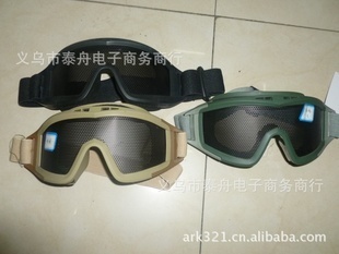专业守护视野 沙漠蝗虫铁网护目镜与CS战术护目镜的安保防卫解析